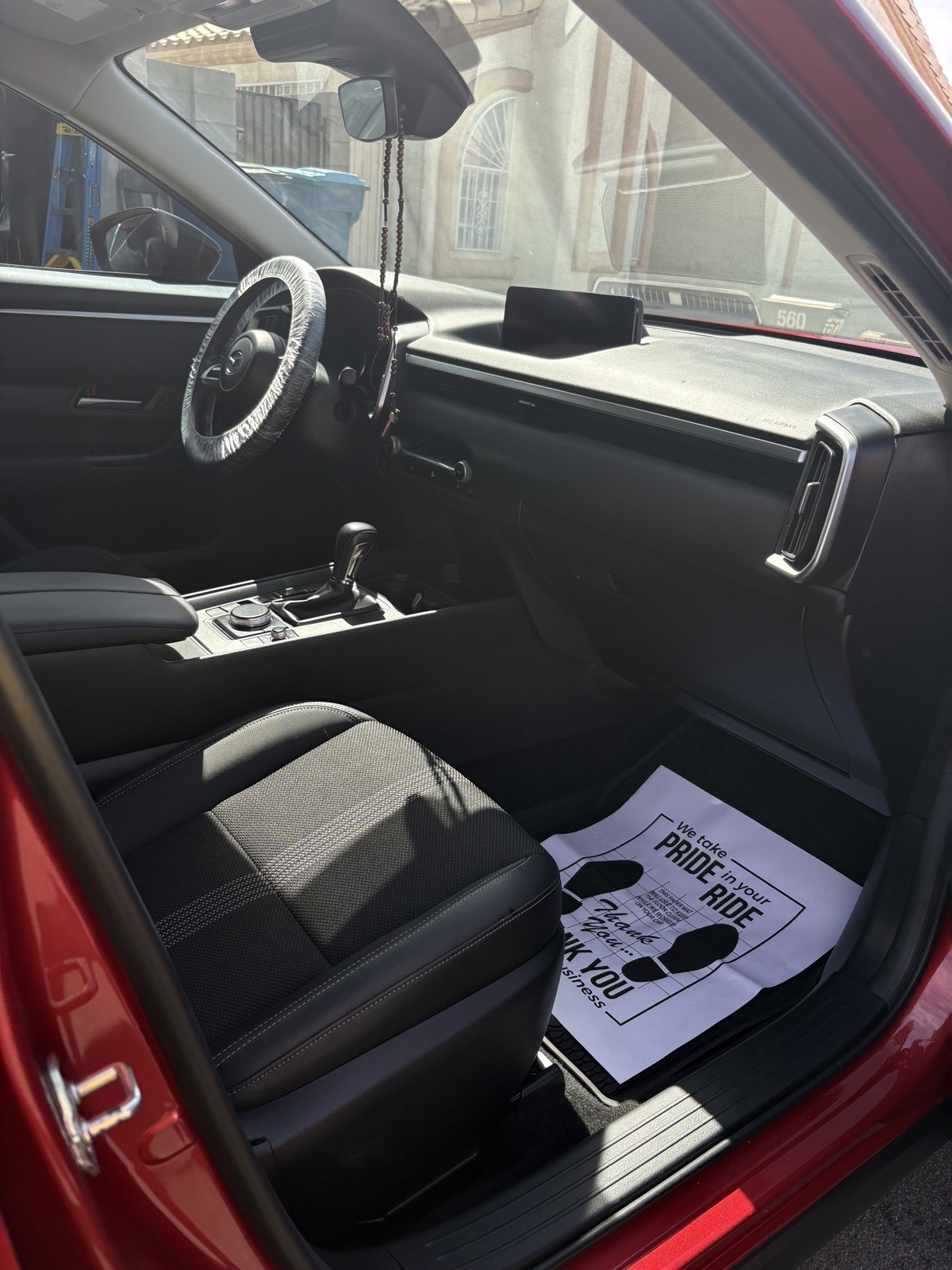 Deep cleaned car interior by ALRO Details